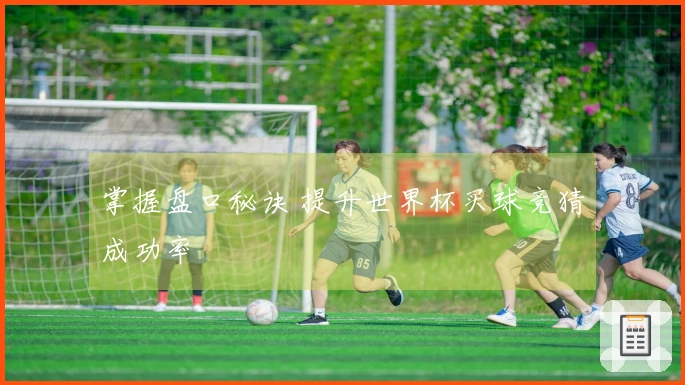 掌握盘口秘诀 提升世界杯买球竞猜成功率